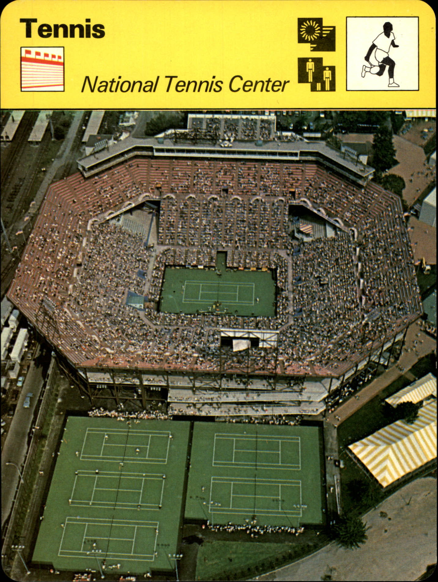 1977-79 Sportscaster Series 74 #7414 National Tennis