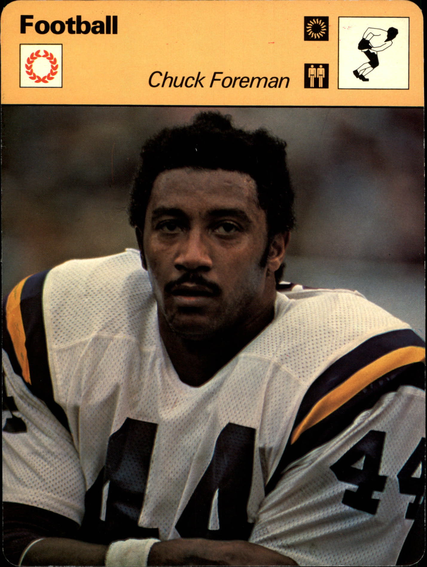 1977-79 Sportscaster Series 33 #3314 Chuck Foreman