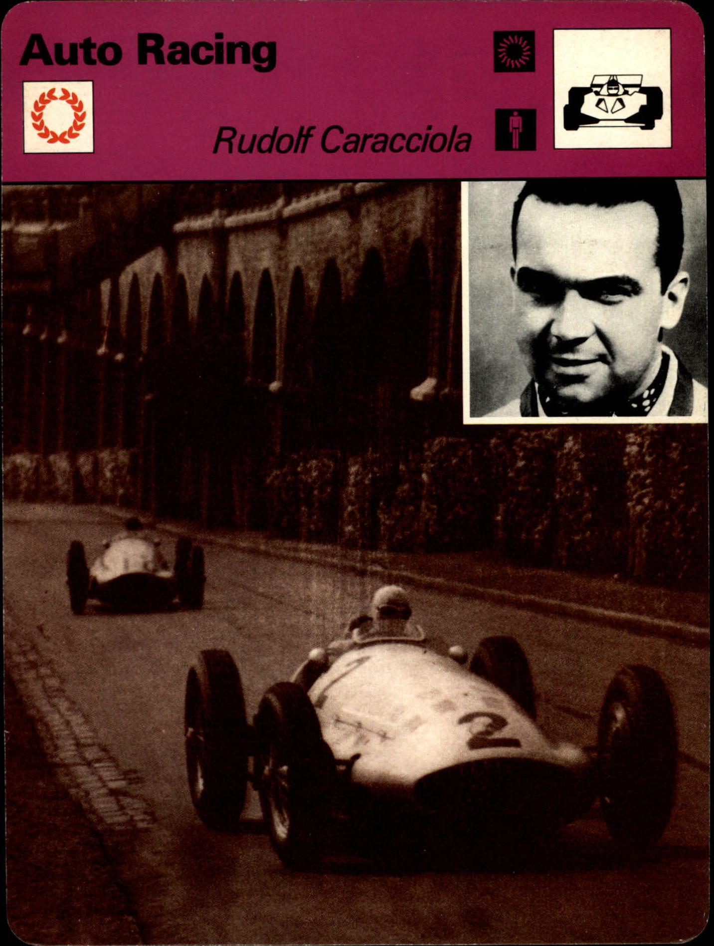 1977-79 Sportscaster Series 10 #1002 Rudolf Caracciola