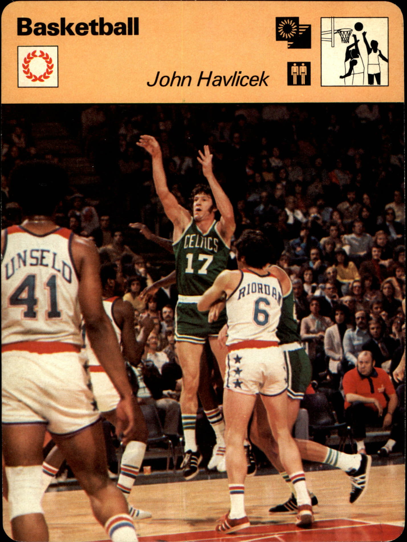 1977-79 Sportscaster Series 10 #1018 John Havlicek