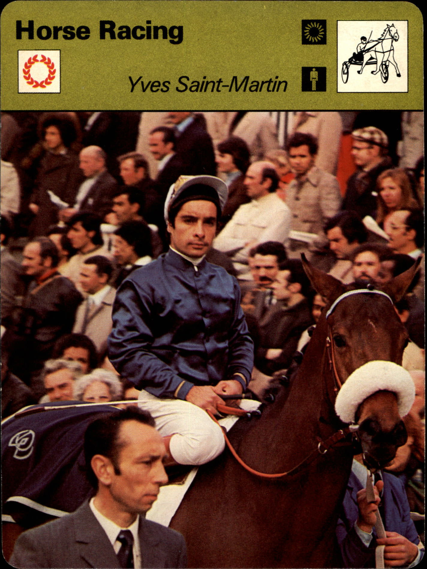 1977-79 Sportscaster Series 10 #1023 Yves Saint-Martin