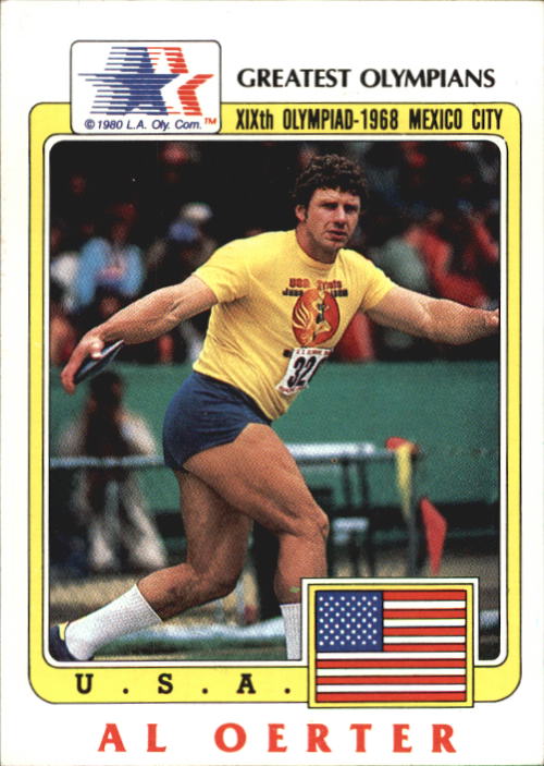1983 Topps History's Greatest Olympians #1 Al Oerter