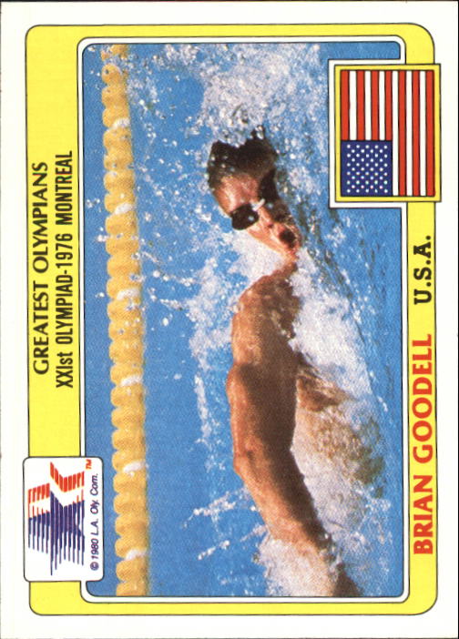 1983 Topps History's Greatest Olympians #3 Brian Goodell