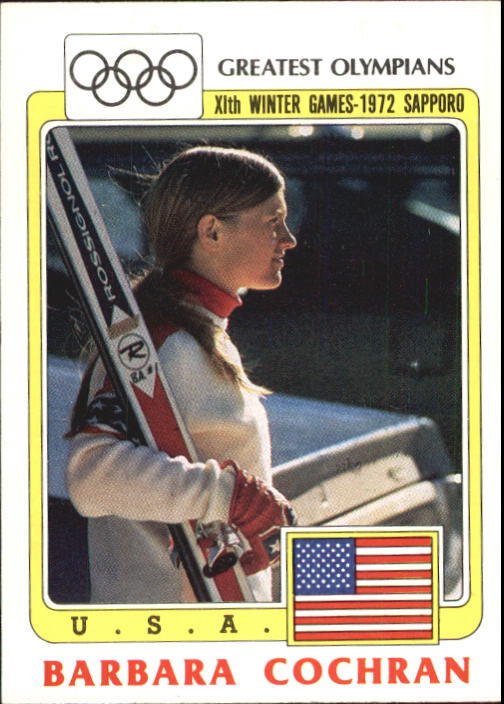 1983 Topps History's Greatest Olympians #8 Barbara Cochran