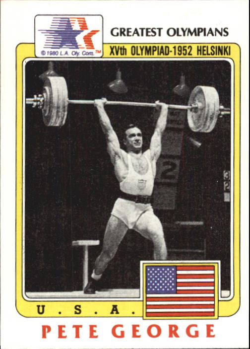 1983 Topps History's Greatest Olympians #11 Pete George