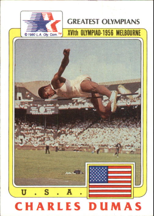 1983 Topps History's Greatest Olympians #13 Charles Dumas