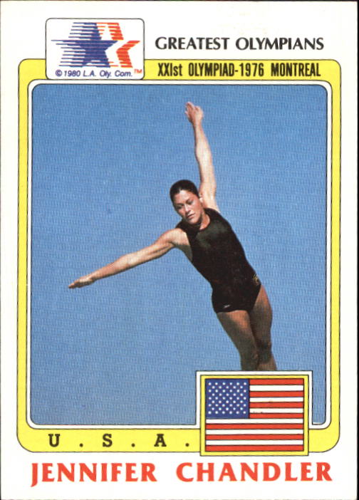 1983 Topps History's Greatest Olympians #16 Jennifer Chandler