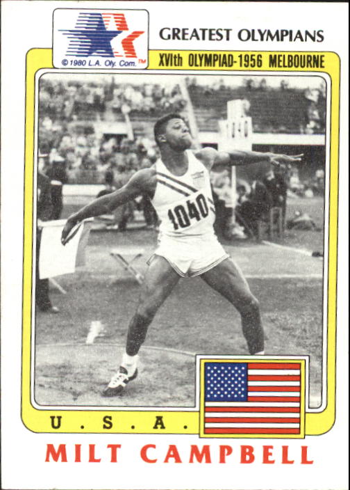 1983 Topps History's Greatest Olympians #26 Milt Campbell