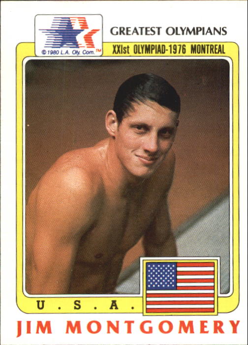 1983 Topps History's Greatest Olympians #28 Jim Montgomery