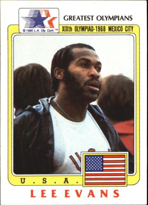 1983 Topps History's Greatest Olympians #40 Lee Evans