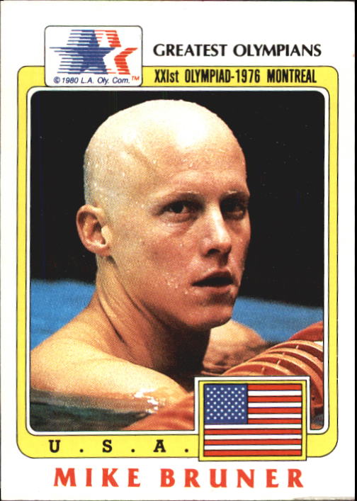 1983 Topps History's Greatest Olympians #42 Mike Bruner