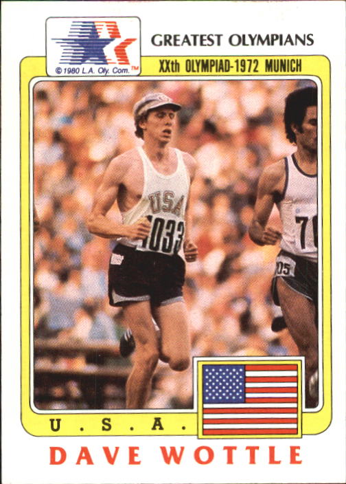 1983 Topps History's Greatest Olympians #44 Dave Wottle