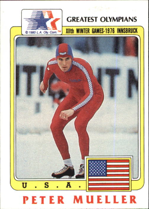 1983 Topps History's Greatest Olympians #46 Peter Mueller