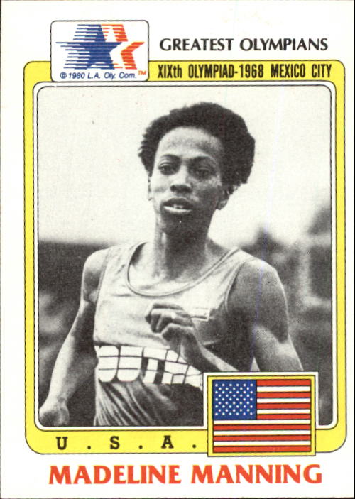 1983 Topps History's Greatest Olympians #54 Madeline Manning