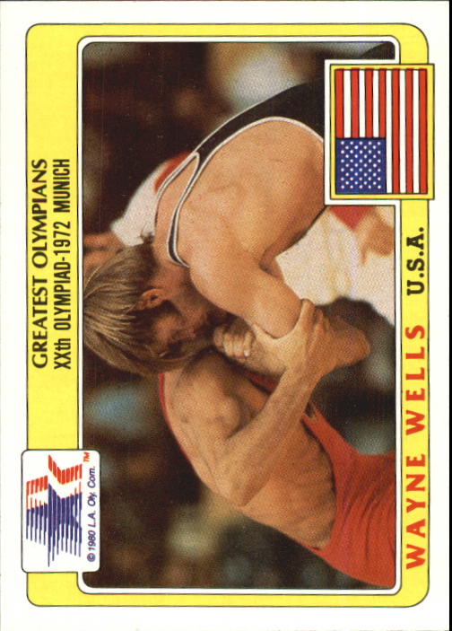 1983 Topps History's Greatest Olympians #56 Wayne Wells