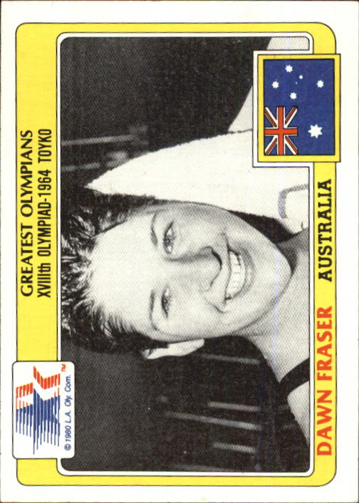 1983 Topps History's Greatest Olympians #67 Dawn Fraser