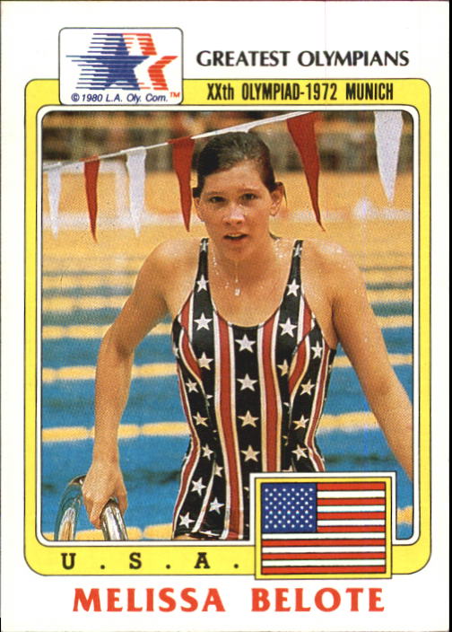 1983 Topps History's Greatest Olympians #68 Melissa Belote