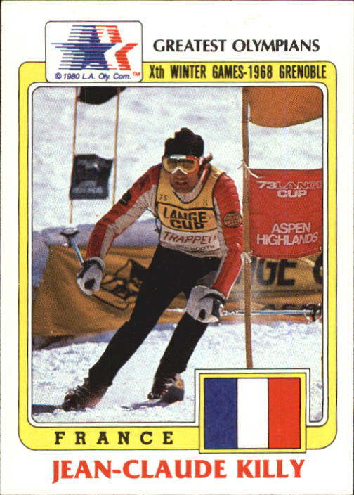 1983 Topps History's Greatest Olympians #69 Jean-Claude Killy