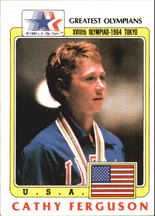 1983 Topps History's Greatest Olympians #75 Cathy Ferguson