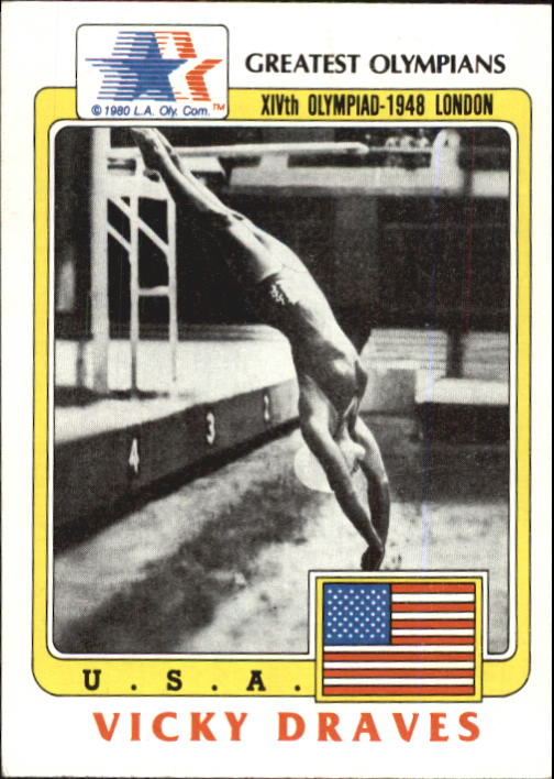 1983 Topps History's Greatest Olympians #79 Vicky Draves