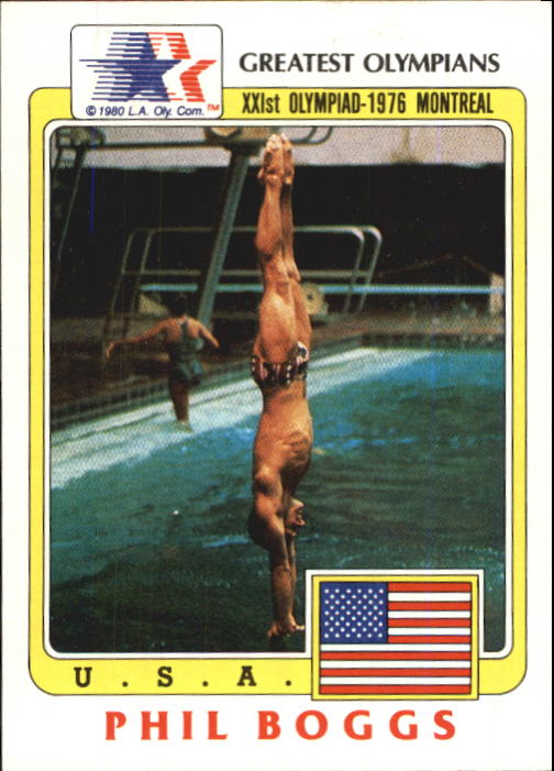 1983 Topps History's Greatest Olympians #85 Phil Boggs