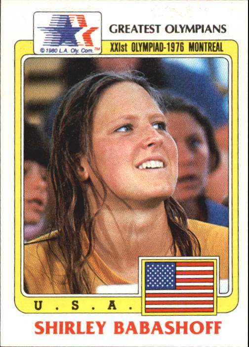1983 Topps History's Greatest Olympians #87 Shirley Babashoff