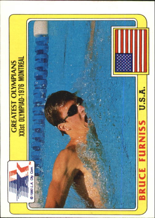 1983 Topps History's Greatest Olympians #89 Bruce Furniss