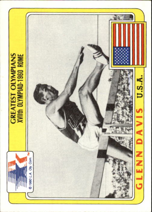 1983 Topps History's Greatest Olympians #97 Glenn Davis