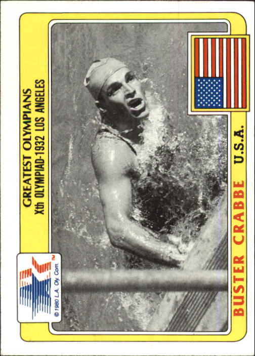 1983 Topps History's Greatest Olympians #99 Buster Crabbe