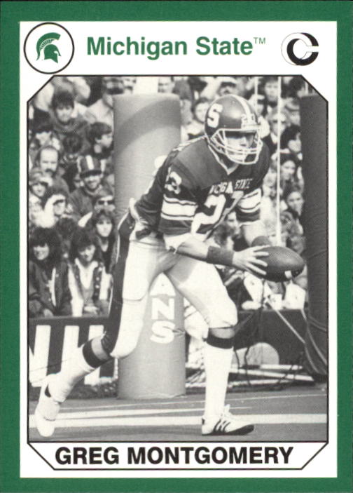 1990-91 Michigan State Collegiate Collection 200 #4 Greg Montgomery