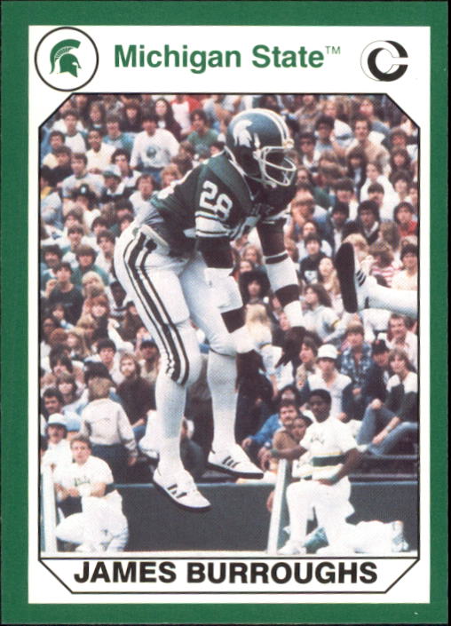 1990-91 Michigan State Collegiate Collection 200 #41 James Burroughs