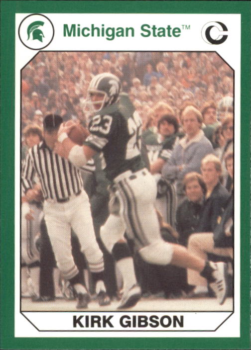 1990-91 Michigan State Collegiate Collection 200 #49 Kirk Gibson FB