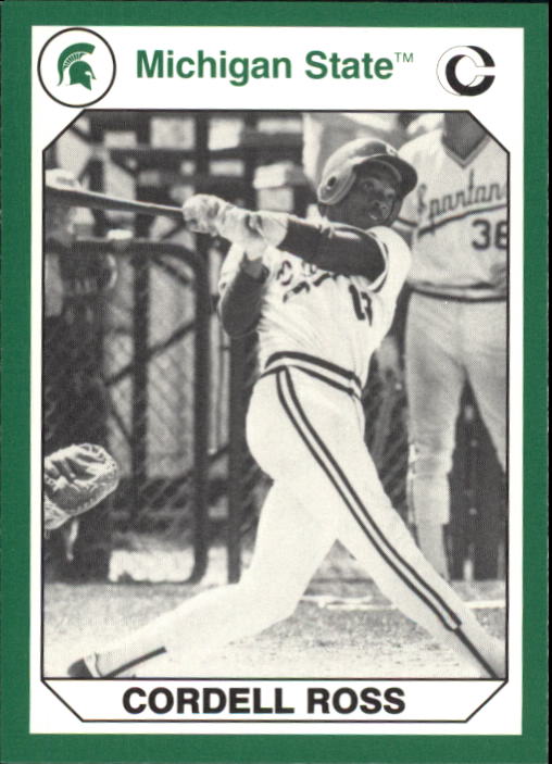 1990-91 Michigan State Collegiate Collection 200 #70 Cordell Ross BB
