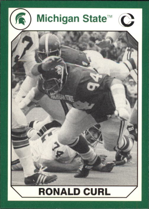 1990-91 Michigan State Collegiate Collection 200 #81 Ronald Curl