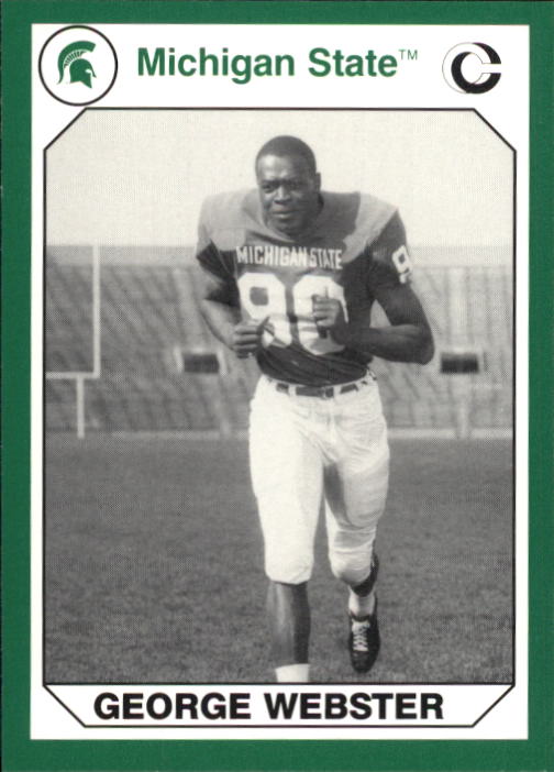 1990-91 Michigan State Collegiate Collection 200 #88 George Webster FB