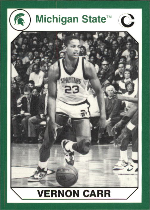 1990-91 Michigan State Collegiate Collection 200 #108 Vernon Carr