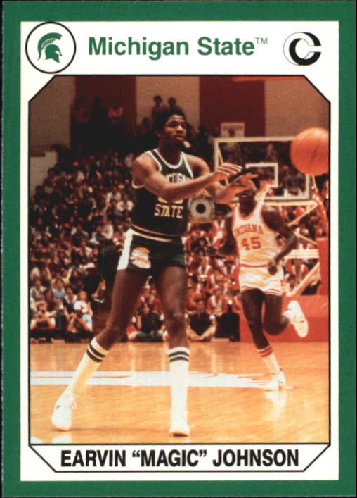 1990-91 Michigan State Collegiate Collection 200 #131 Magic Johnson BK