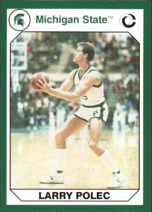 1990-91 Michigan State Collegiate Collection 200 #162 Larry Polec