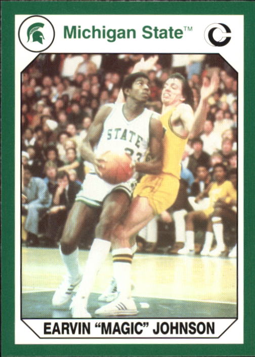 1990-91 Michigan State Collegiate Collection 200 #186 Magic Johnson BK