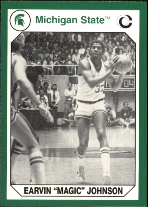 1990-91 Michigan State Collegiate Collection 200 #189 Magic Johnson BK
