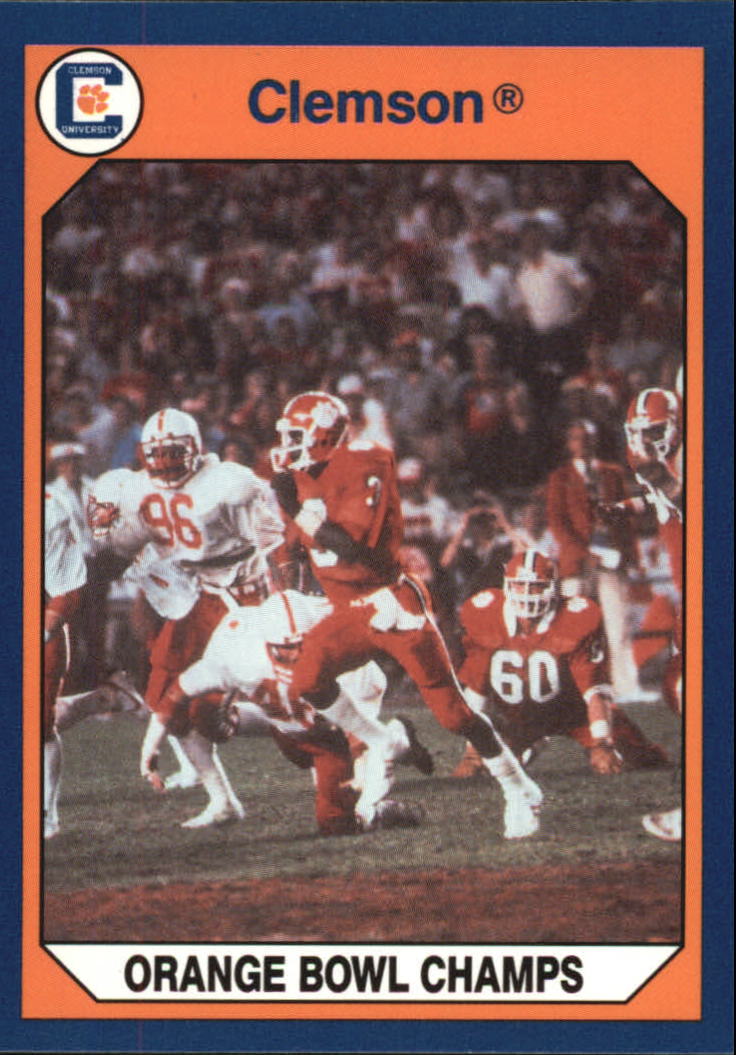1990-91 Clemson Collegiate Collection #10 Orange Bowl Champs F