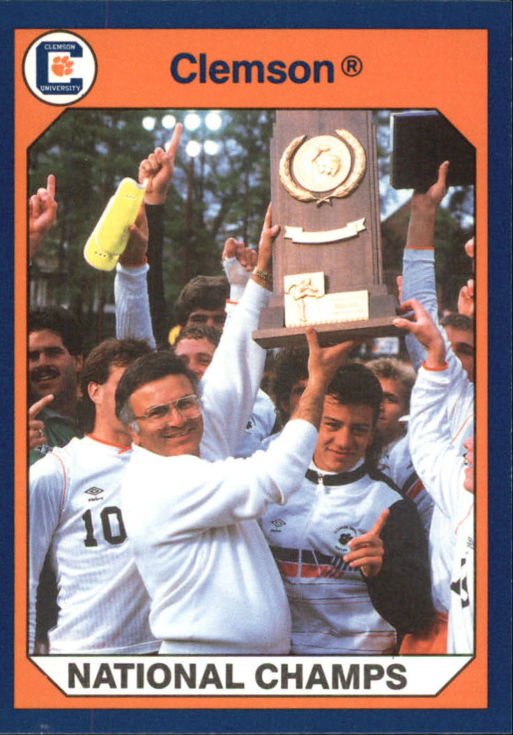 1990-91 Clemson Collegiate Collection #49 Soccer Team Wins '87