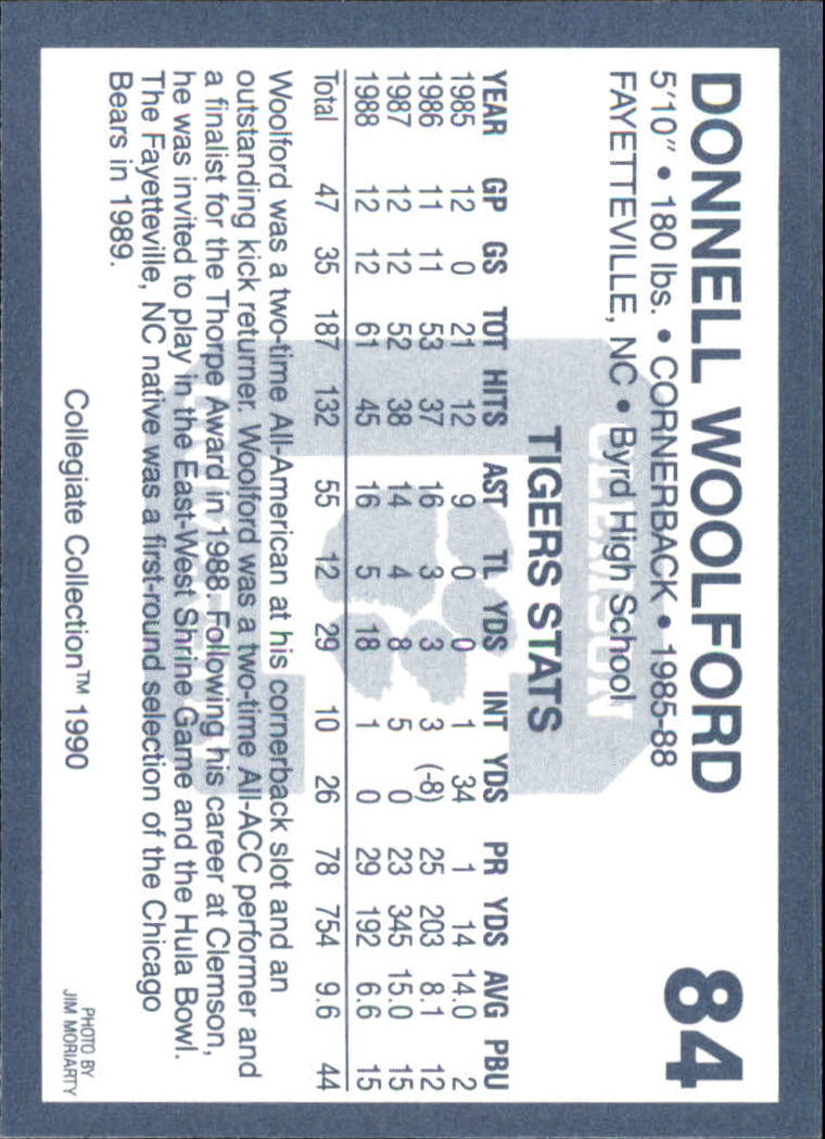 1990-91 Clemson Collegiate Collection (Pick Card From List) C85 08-24 - Picture 153 of 383