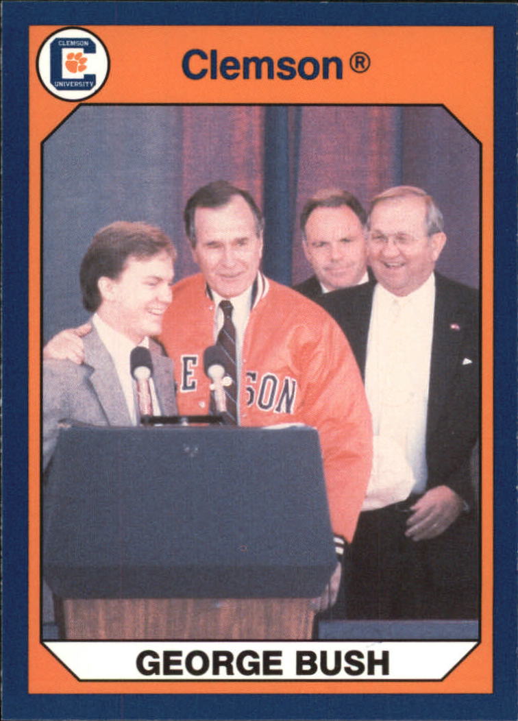 1990-91 Clemson Collegiate Collection #140 George Bush in jacket