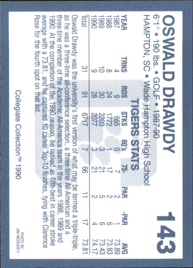 1990-91 Clemson Collegiate Collection (Pick Card From List) C85 08-24 - Picture 271 of 383