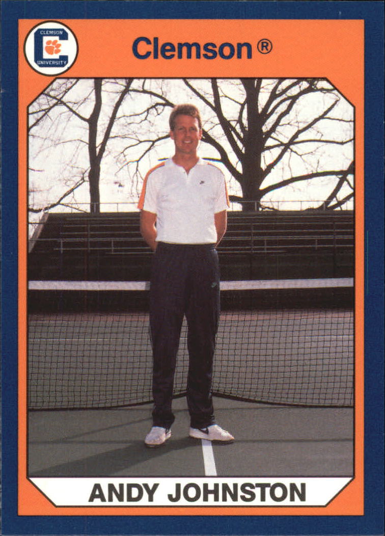 1990-91 Clemson Collegiate Collection #152 Andy Johnston