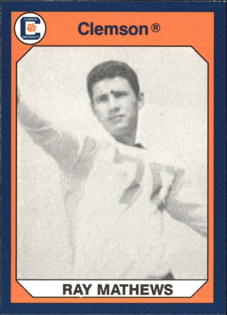 1990-91 Clemson Collegiate Collection (Pick Card From List) C85 08-24 - Picture 370 of 383