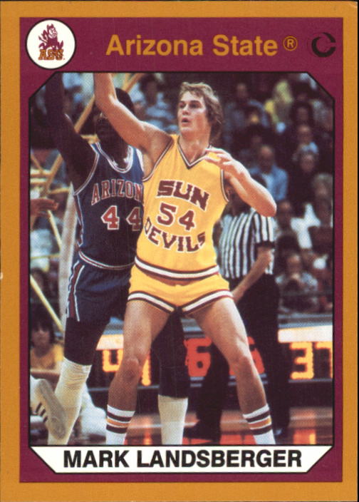 1990-91 Arizona State Collegiate Collection #41 Mark Landsberger K - NM-MT