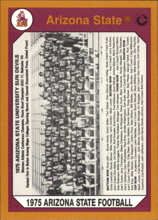 B6054- 1990-91 Arizona State Collegiate Collection -You Pick- 15+ FREE US SHIP - Picture 280 of 329