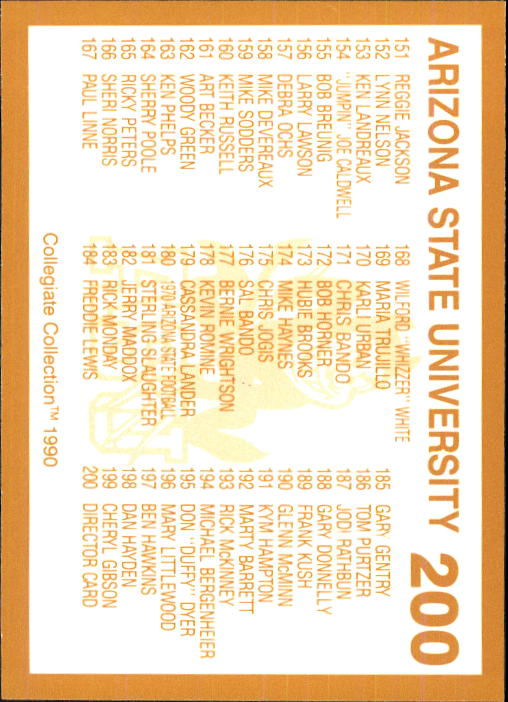 B6054- 1990-91 Arizona State Collegiate Collection -You Pick- 15+ FREE US SHIP - Picture 127 of 329